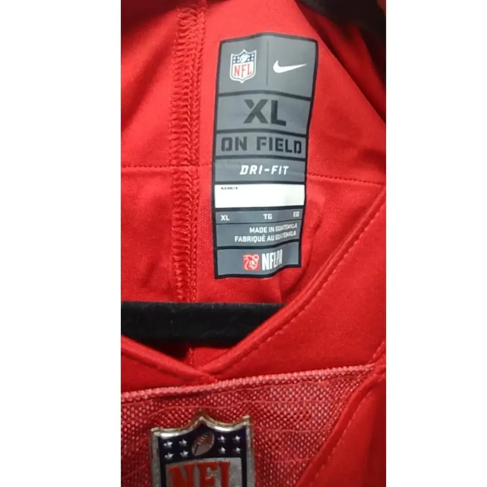 Jimmy Garoppolo San Francisco 49ers Red Jersey Nike On Field NFL Football - Picture 10 of 12